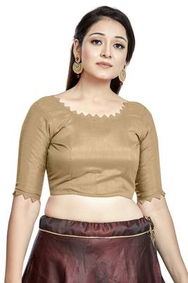 Chiku Art Silk Designer Party Wear Readymade Blouse 1