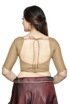 Chiku Art Silk Designer Party Wear Readymade Blouse 2