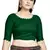 Green Art Silk Designer Party Wear Readymade Blouse