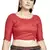 Red Art Silk Designer Party Wear Readymade Blouse
