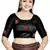 Black Art Silk Designer Party Wear Readymade Blouse