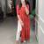 Women's Pure Cotton With Foil Printed Ankle Length Straight Naira Cut Kurti
