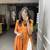 Women's Pure Cotton With Foil Printed Ankle Length Straight Naira Cut Kurti