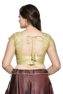 chiku Art Silk Designer Party Wear Readymade Blouse 2