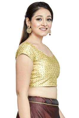 chiku Art Silk Designer Party Wear Readymade Blouse 4
