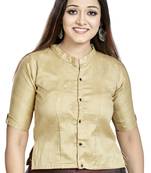 Chiku Art Silk Designer Party Wear Readymade Blouse