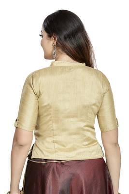 Chiku Art Silk Designer Party Wear Readymade Blouse 2