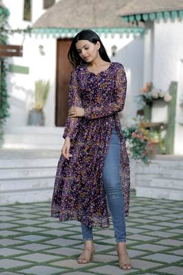 Wine sequins art silk salwar 2