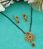 Multicolor zircon   mangalsutra