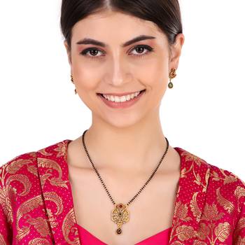 Multicolor zircon   mangalsutra 1