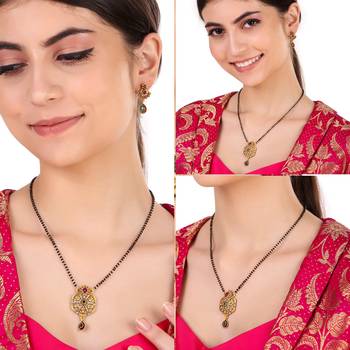 Multicolor zircon   mangalsutra 3