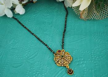 Multicolor zircon   mangalsutra 4