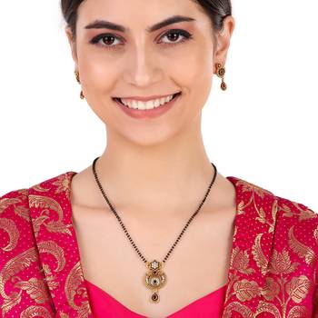 Multicolor zircon   mangalsutra 1