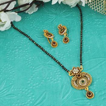 Multicolor zircon   mangalsutra 2