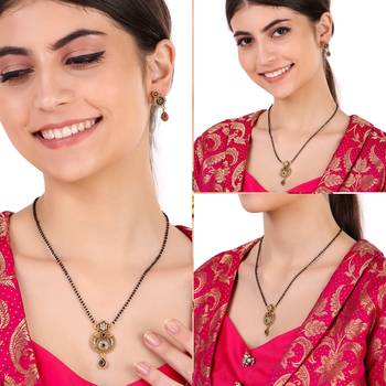 Multicolor zircon   mangalsutra 3