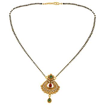 Multicolor zircon   mangalsutra 5