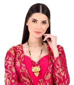 Gold zircon   mangalsutra