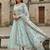 Sky Blue Georgette Multi Thread Sequins Embroidery Work Lehenga Choli For Women Designer Party Wear Ghagra Choli