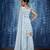 TURQUOISE THREAD HANDWORK & SEQUINCE EMBROIDERED GEORGETTE STITCH SALWAR SUIT SHARARA DUPATTA