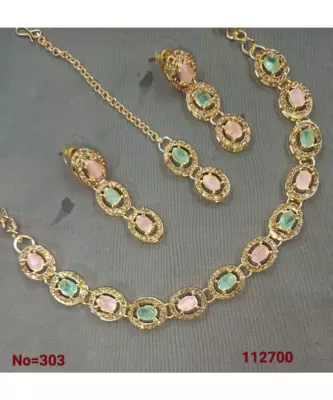Multicolor agate necklaces 1