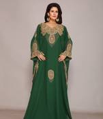 DUBAI KAFTAN WOMEN DRESS LONG GOWN FARASHA WEAR