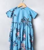 Designer Frock For Girls In Crepe Fabric