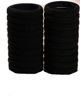 DIAN Pack of 20 Black Hair Rubber Bands, Ponytail Holders, Hair Accessories for Women 1