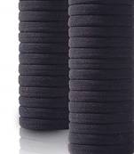 DIAN Pack of 30 Black Hair Rubber Bands, Ponytail Holders, Hair Accessories for Women