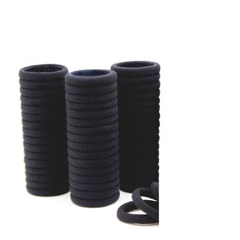 DIAN Pack of 50 Black Hair Rubber Bands, Ponytail Holders, Hair Accessories for Women 1