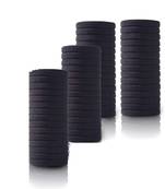 DIAN Pack of 60 Black Hair Rubber Bands, Ponytail Holders, Hair Accessories for Women