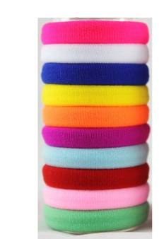 DIAN Assorted Pack of 10 Assorted Hair Rubber Bands, Ponytail Holders, Hair Accessories for Women
