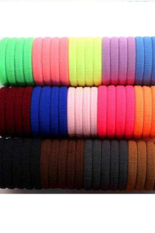 DIAN Assorted Pack of 60 Assorted Hair Rubber Bands, Ponytail Holders, Hair Accessories for Women