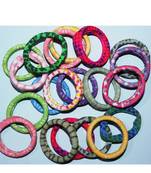 DIAN Assorted Pack of 20 Print Assorted Hair Rubber Bands, Hair Accessories for Women