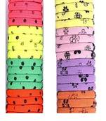 DIAN Assorted Pack of 30 Print Assorted Hair Rubber Bands, Hair Accessories for Women