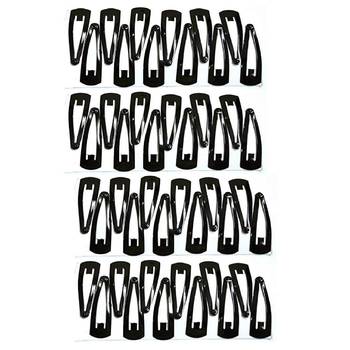 DIAN Shine Black Metal Pack of 48 Tic-Tac Pins, Hair Accessories for Women, Teens and Girl 1