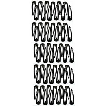 DIAN Shine Black Metal Pack of 60 Tic-Tac Pins, Hair Accessories for Women, Teens and Girl 1