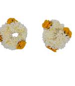 DIAN Pack of 2 Artificial Gajra Hair Accessories Rubber Band for Women