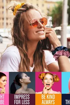 DIAN Assorted Pack of 8 Velvet Solid Hair Scrunchies, Hair Accessories for Women, Teens and Girl