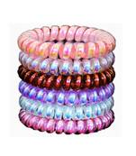 DIAN Assorted Pack of 6 Wire Hair Scrunchies, Ponytail Holder, Hair Accessories for Women