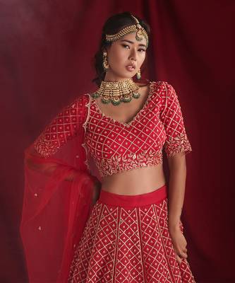 Red Lehenga Set 2