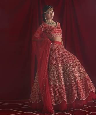 Red Lehenga Set 3
