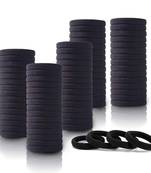 DIAN Assorted Pack of 100 Black and Assorted Hair Rubber Bands, Ponytail Holders