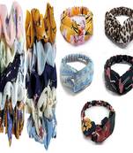 DIAN Assorted Pack of 15 Hair Accessories, Hair Scrunchies & Elastic Head band