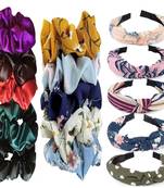 DIAN Assorted Pack of 15 Hair Accessories, Hair Scrunchies & Hairbands