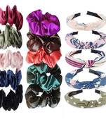 DIAN Assorted Pack of 15 Hair Accessories, Hair Scrunchies & Hair bands