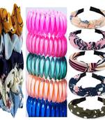 DIAN Assorted Pack of 15 Hair Accessories, Hair Scrunchies & Hair bands