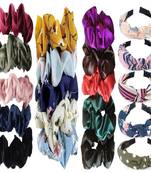 DIAN Assorted Pack of 20 Hair Scrunchies & Hair bands