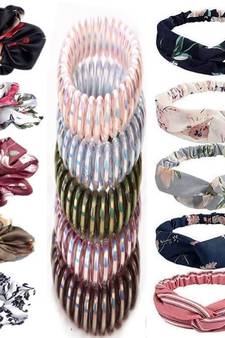 DIAN Assorted Pack of 15 Hair Accessories, Hair Scrunchies & Elastic Head band