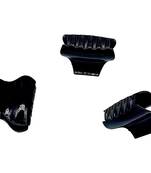 Dian Black CL1 Hair Claw Clips - Pack of 3 Non-Slip Plastic Hair Accessories for Women