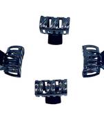 Dian Black CL4 Hair Claw Clips - Pack of 4 Non-Slip Plastic Hair Accessories for Women